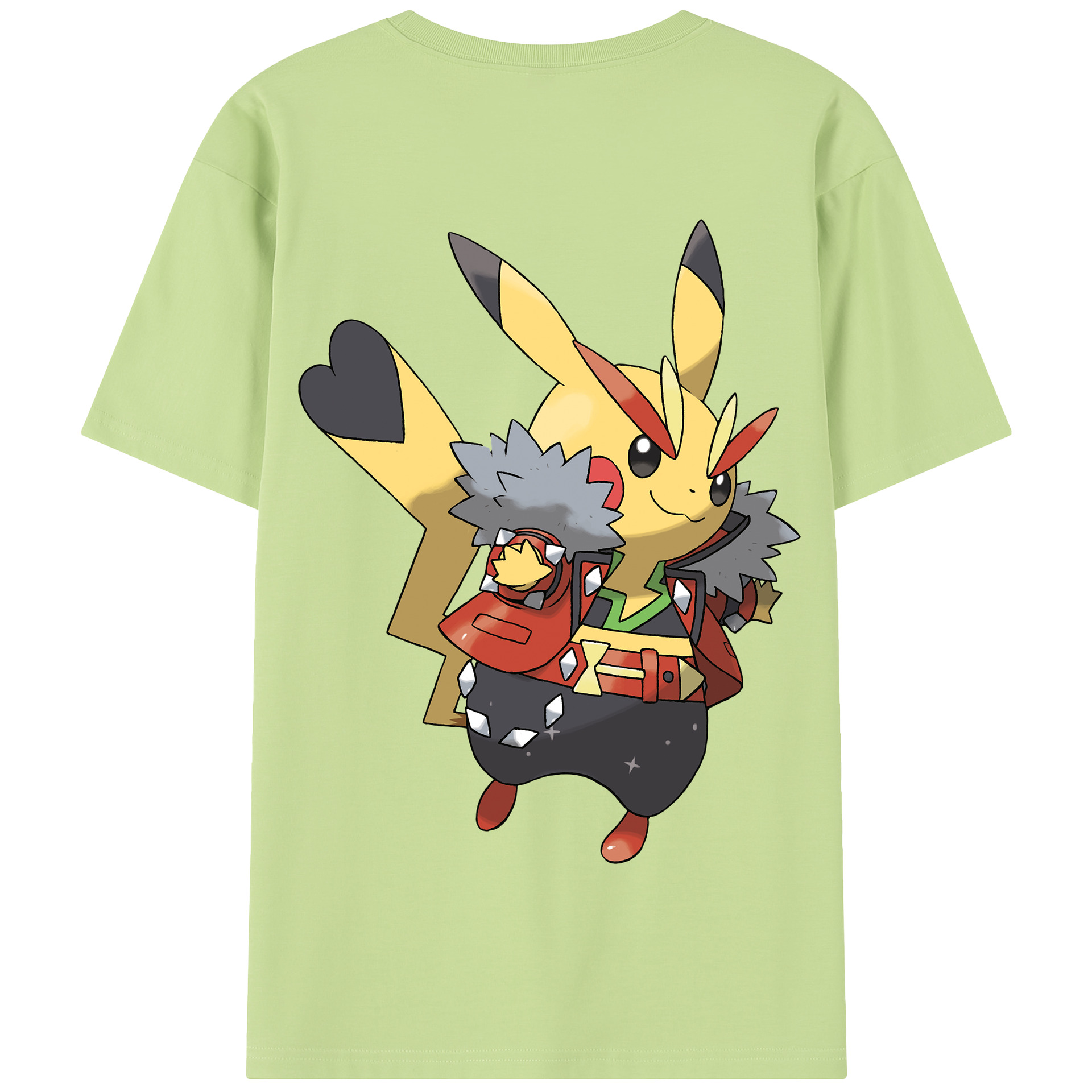 （画像用） ポケットモンスター Pokémon 綿100％半袖Tシャツ（背面プリント）